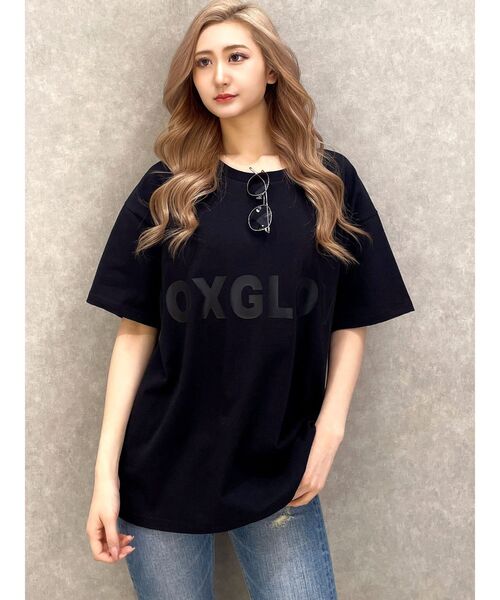GYDA(ジェイダ)の「FOXGLOVE BIG Tシャツ(Tシャツ/カットソー・レディース・オフホワイト/グレー/ブラック・FREE)」の2枚目の写真