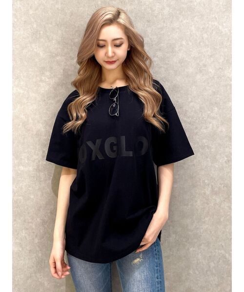 GYDA(ジェイダ)の「FOXGLOVE BIG Tシャツ(Tシャツ/カットソー・レディース・オフホワイト/グレー/ブラック・FREE)」の20枚目の写真
