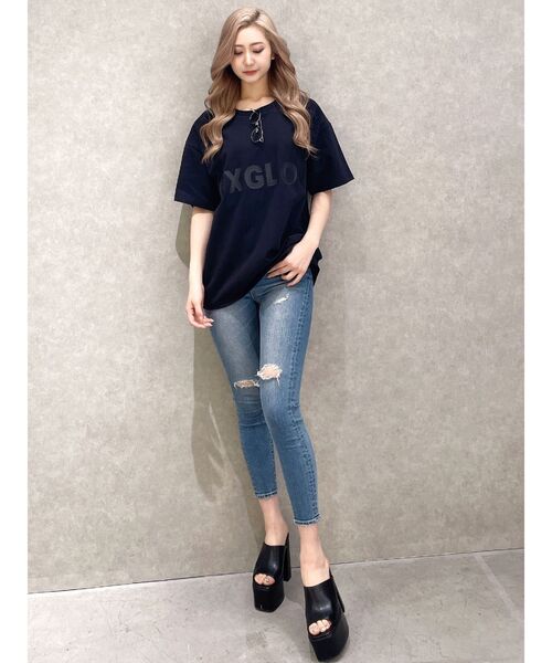 GYDA(ジェイダ)の「FOXGLOVE BIG Tシャツ(Tシャツ/カットソー・レディース・オフホワイト/グレー/ブラック・FREE)」の17枚目の写真