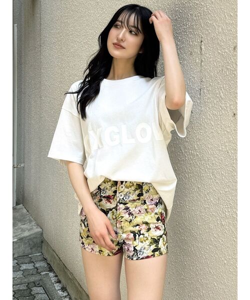 GYDA(ジェイダ)の「FOXGLOVE BIG Tシャツ(Tシャツ/カットソー・レディース・オフホワイト/グレー/ブラック・FREE)」の14枚目の写真