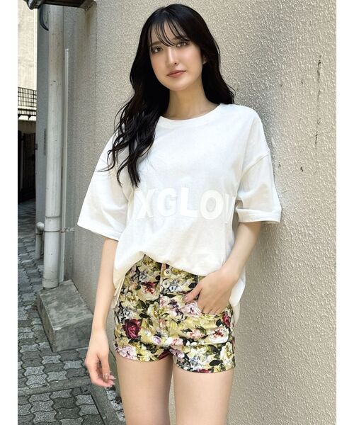 GYDA(ジェイダ)の「FOXGLOVE BIG Tシャツ(Tシャツ/カットソー・レディース・オフホワイト/グレー/ブラック・FREE)」の13枚目の写真