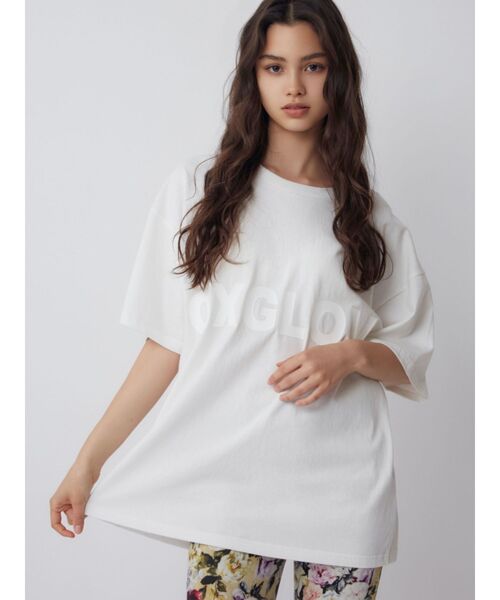 GYDA(ジェイダ)の「FOXGLOVE BIG Tシャツ(Tシャツ/カットソー・レディース・オフホワイト/グレー/ブラック・FREE)」の9枚目の写真