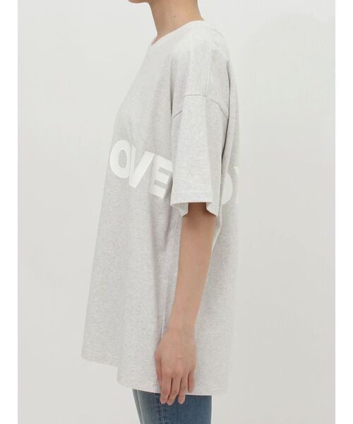 GYDA(ジェイダ)の「FOXGLOVE BIG Tシャツ(Tシャツ/カットソー・レディース・オフホワイト/グレー/ブラック・FREE)」の6枚目の写真