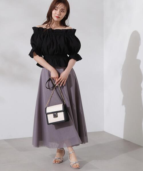 プロポーションボディドレッシング♡チュールスカート　PS プロポーションボディドレッシング PROPORTION BODY DRESSING レース