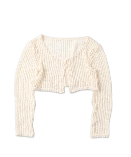 dispark（ディスパーク）の「DISPARK/ホルターネックキャミSETカーデ（カーディガン/ボレロ・レディース・アイボリー/カーキ・FREE）」の15枚目の写真