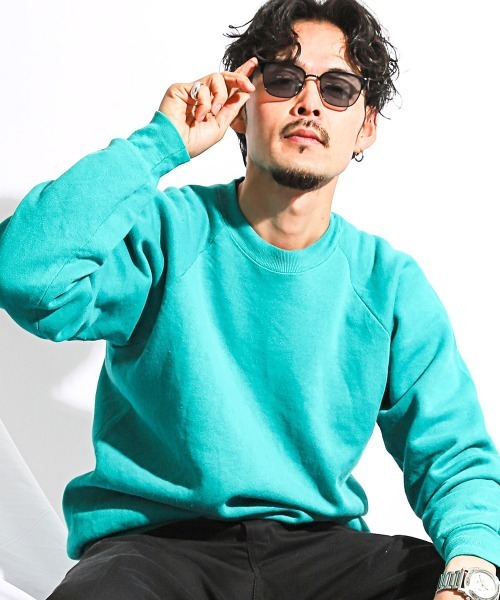 LUXSTYLE（ラグスタイル）の「サーモントサングラス（サングラス・メンズ・ライトブルー/ライトグレー/チャコール・FREE）」の6枚目の写真