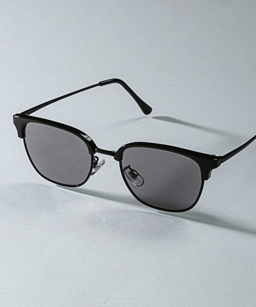 LUXSTYLE（ラグスタイル）の「サーモントサングラス（サングラス・メンズ・ライトブルー/ライトグレー/チャコール・FREE）」の8枚目の写真