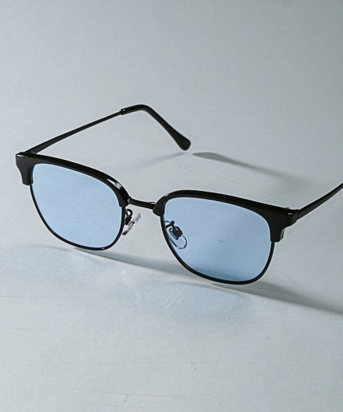 LUXSTYLE（ラグスタイル）の「サーモントサングラス（サングラス・メンズ・ライトブルー/ライトグレー/チャコール・FREE）」の12枚目の写真