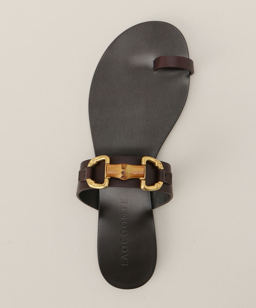 IENA LA BOUCLE（イエナラブークル）の「【LAOCOONTE/ラオコンテ】ALEA DANIA COW サンダル（サンダル・レディース・ブラウン・36/37）」の7枚目の写真