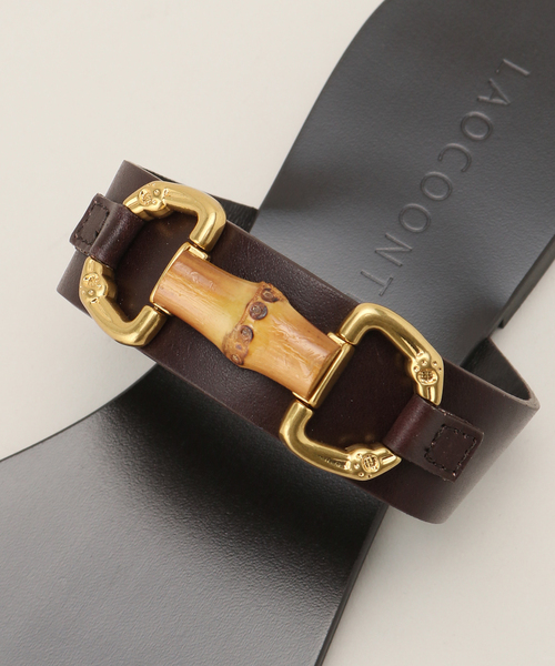 IENA LA BOUCLE（イエナラブークル）の「【LAOCOONTE/ラオコンテ】ALEA DANIA COW サンダル（サンダル・レディース・ブラウン・36/37）」の9枚目の写真