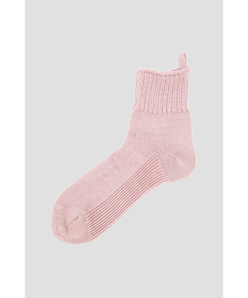 MARGARET HOWELL(マーガレットハウエル)の「LINEN SOCKS(ソックス/靴下・レディース・ピンク/アイボリー/ブラック・FREE)」の3枚目の写真