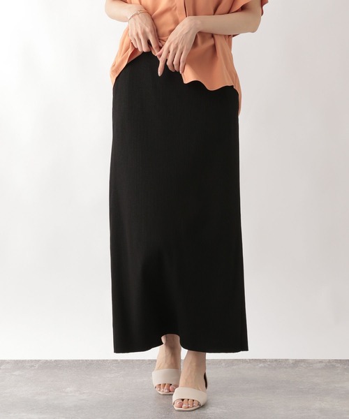 GLOBAL WORK（グローバルワーク）の「セルフCUTリブナロースカート/123730（スカート・レディース・ブラック/ブラウン系9/ブラック系/ホワイト系8/グレー系5・LARGE/MEDIUM）」の13枚目の写真