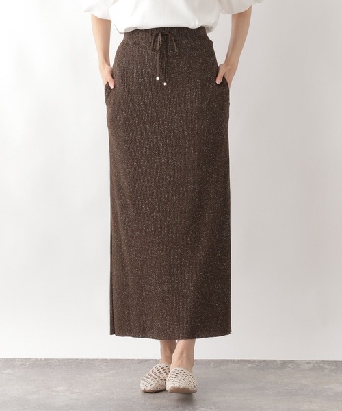 GLOBAL WORK（グローバルワーク）の「セルフCUTリブナロースカート/123730（スカート・レディース・ブラック/ブラウン系9/ブラック系/ホワイト系8/グレー系5・LARGE/MEDIUM）」の22枚目の写真