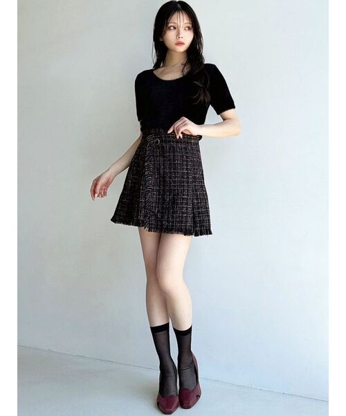 RESEXXY(リゼクシー)の「スリットトゥピンヒールパンプス(パンプス・レディース・ブラック/レッド・SMALL/MEDIUM/LARGE)」の7枚目の写真