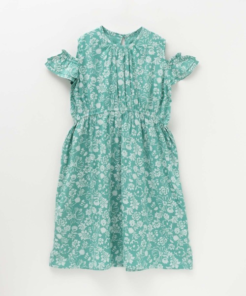 NAVY(ネイビー)の「【 ガールズ 】 NAVY インドレーヨン総柄プリントワンピース(ワンピース・キッズ・ブラック/ブルー/ミント・120/130/140/150/160)」の2枚目の写真