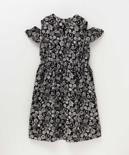 NAVY(ネイビー)の「【 ガールズ 】 NAVY インドレーヨン総柄プリントワンピース(ワンピース・キッズ・ブラック/ブルー/ミント・120/130/140/150/160)」の4枚目の写真