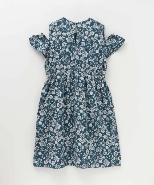NAVY(ネイビー)の「【 ガールズ 】 NAVY インドレーヨン総柄プリントワンピース(ワンピース・キッズ・ブラック/ブルー/ミント・120/130/140/150/160)」の6枚目の写真