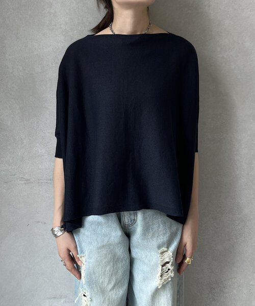 セール】【WEB限定】和紙ドルマンプルオーバー（ニット/セーター  