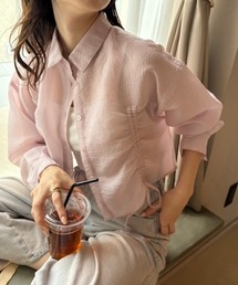 one after another NICE CLAUP | ドロストシアーシャツ(シャツ/ブラウス)