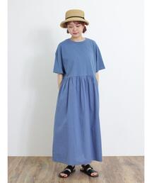 Samansa Mos2 | ◎ウエストギャザー切替ワンピース(ワンピース)