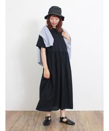 Samansa Mos2 | ◎ウエストギャザー切替ワンピース(ワンピース)