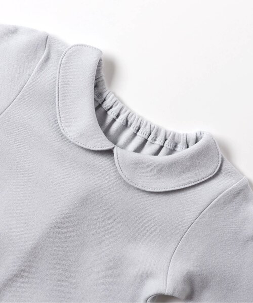 apres les cours（アプレレクール）の「丸襟ボディスーツ（ロンパース・キッズ・グレー/アイボリー/その他2・70/80）」の8枚目の写真