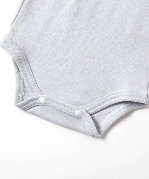 apres les cours（アプレレクール）の「丸襟ボディスーツ（ロンパース・キッズ・グレー/アイボリー/その他2・70/80）」の10枚目の写真