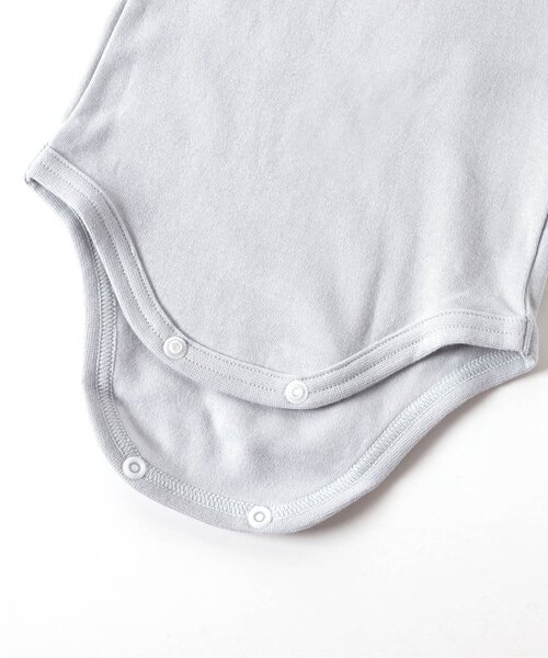 apres les cours（アプレレクール）の「丸襟ボディスーツ（ロンパース・キッズ・グレー/アイボリー/その他2・70/80）」の11枚目の写真