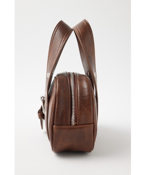 MOUSSY（マウジー）の「BUCKLE HANDLE MINI ボストンバッグ（ボストンバッグ・レディース・ブラウン/ブラック/ダークパープル・FREE）」の17枚目の写真