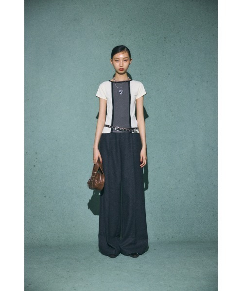 MOUSSY（マウジー）の「BUCKLE HANDLE MINI ボストンバッグ（ボストンバッグ・レディース・ブラウン/ブラック/ダークパープル・FREE）」の11枚目の写真