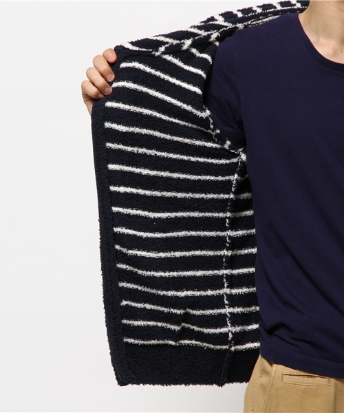 VENCEEXCHANGE（ヴァンスエクスチェンジ）の「ボアモール ZIP パーカー（パーカー・メンズ・ネイビー/シルバー・MEDIUM/LARGE）」の13枚目の写真