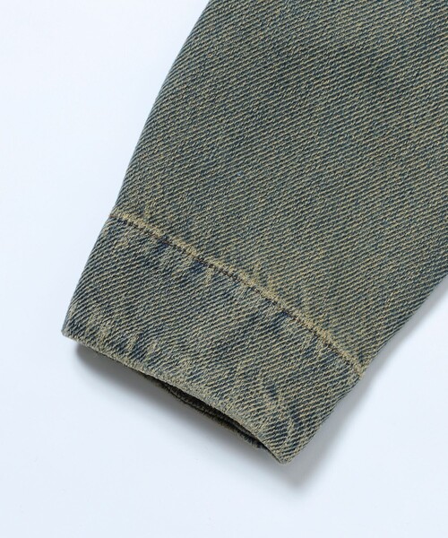 【GANNI】オーバーダイ ヘビー デニムジャケット Ganni Overdyed Heavy Denim Jacket | Liberty