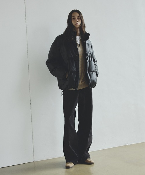 AVIREX(アヴィレックス)の「【ACT_31 Kuram】《AVIREX for ADAM ET ROPE'》LEATHER DOWN JACKET(ダウンジャケット/コート・メンズ・ブラック・M/L/S)」の20枚目の写真