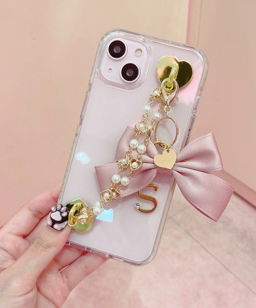 【セミオーダー】1150円〜︴スマホキーリングハンガー_butterfly バタフライキーリングハンガー