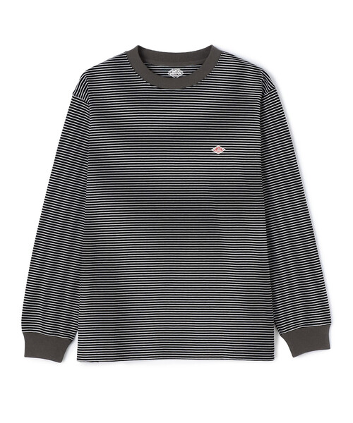 DANTON ストライプ 長袖Tシャツ グレー 楽天市場】◇[DT-C0204TCB]DANTON(ダントン) ストライプロング