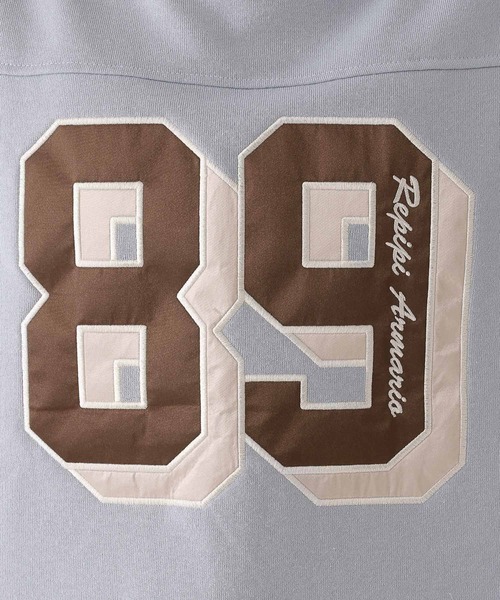 repipi armario（レピピ アルマリオ）の「ナンバリングスウェット（スウェット・キッズ・アイボリー/ブラック/サックスブルー/グレー/チャコールグレー/ブルー・SMALL/MEDIUM/LARGE）」の18枚目の写真