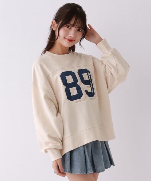 のん☆❤新品！！アルバローザ❤️ロゴ&ハイビ スウェットトレーナー❤️白 ロゴトレーナー（スウェット・トレーナー） | by LOVEiT（バイ