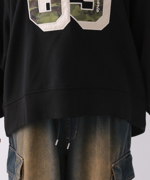 repipi armario（レピピ アルマリオ）の「ナンバリングスウェット（スウェット・キッズ・アイボリー/ブラック/サックスブルー/グレー/チャコールグレー/ブルー・SMALL/MEDIUM/LARGE）」の7枚目の写真