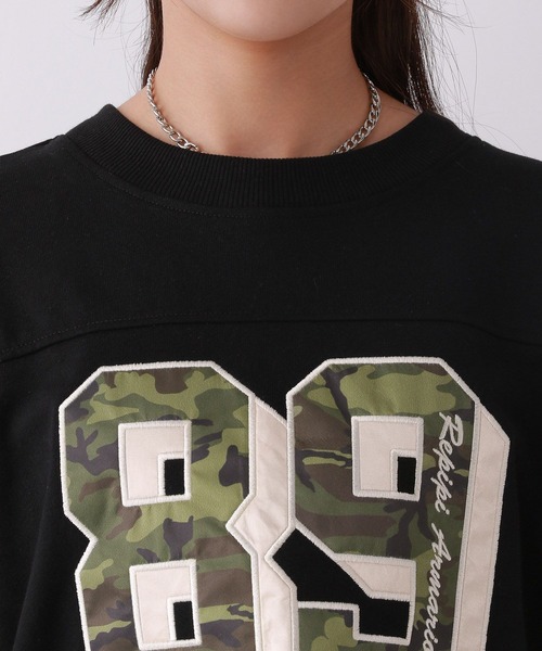 repipi armario（レピピ アルマリオ）の「ナンバリングスウェット（スウェット・キッズ・アイボリー/ブラック/サックスブルー/グレー/チャコールグレー/ブルー・SMALL/MEDIUM/LARGE）」の12枚目の写真