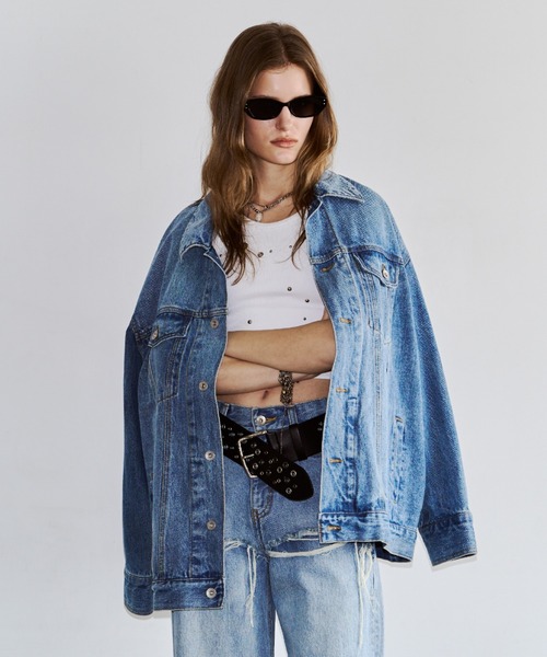ジャケット・アウター JOSE MOON OVER DENIM JACKET セール】OVER DENIM JACKET/オーバーデニムジャケット（デニム