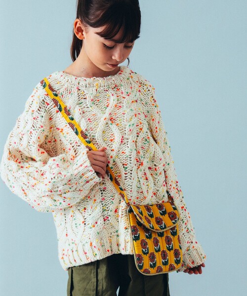 こども ビームス（コドモビームス）の「【別注】DIR 69 / ショルダー バッグ 2024（ショルダーバッグ・キッズ・イエロー/ロイヤルブルー・ONE SIZE）」の3枚目の写真