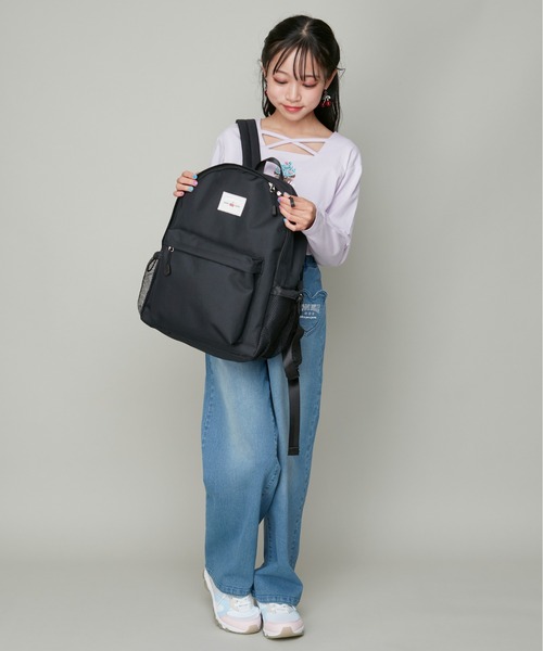 JENNI（ジェニィ）の「【容量16L】シンプルリュック（バックパック/リュック・キッズ・サックスブルー/ブラック/ラベンダー・F）」の7枚目の写真