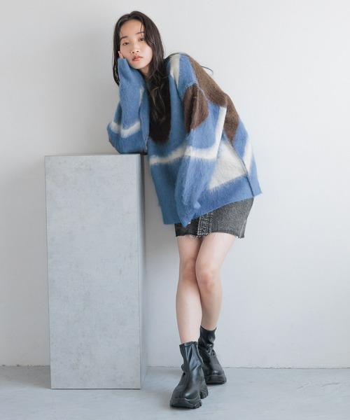 LOWRYS FARM（ローリーズファーム）の「ストレッチスニーカーブーツ　133385（ブーツ・レディース・ブラック/アイボリー/ブラウン/ブラウン系その他3・MEDIUM/LARGE）」の6枚目の写真