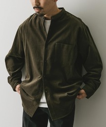 URBAN RESEARCH DOORS | 『UR TECH』コーデュロイバンドカラーシャツ(シャツ/ブラウス)