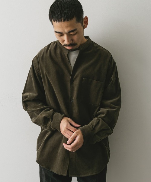 新品タグ付◉ 『UR TECH』バンドカラーシャツ　かぐれ　DOORS 新品タグ付◉ 『UR TECH』バンドカラーシャツ かぐれ DOORS