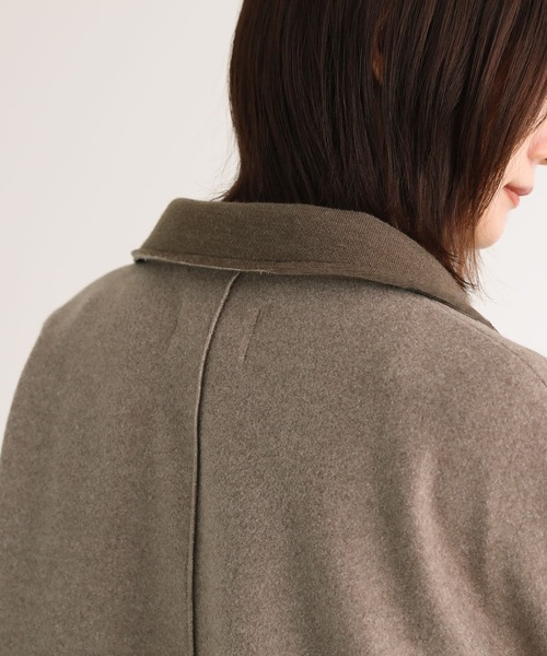 n'OrLABEL（ノアールレーベル）の「『ダブルフェイスコーディガン』（カーディガン/ボレロ・レディース・チャコール/モカ・FREE）」の17枚目の写真