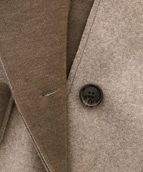 n'OrLABEL（ノアールレーベル）の「『ダブルフェイスコーディガン』（カーディガン/ボレロ・レディース・チャコール/モカ・FREE）」の12枚目の写真