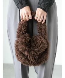 Lugnoncure | チェーン付フェイクファーバッグ(ハンドバッグ)