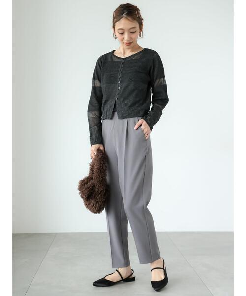 Lugnoncure（ルノンキュール）の「チェーン付フェイクファーバッグ（ハンドバッグ・レディース・ブラウン/オフホワイト/グリーン・F）」の8枚目の写真