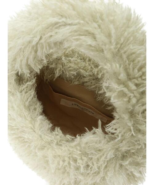 Lugnoncure（ルノンキュール）の「チェーン付フェイクファーバッグ（ハンドバッグ・レディース・ブラウン/オフホワイト/グリーン・F）」の17枚目の写真